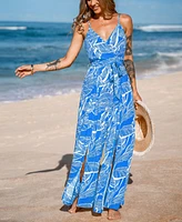 Cupshe Women's Palm Oasis Tropical Jumpsuit