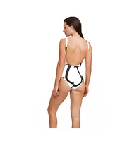 Luma Gottex Women's Signature Square Neck Tank One Piece