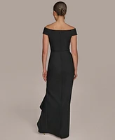 Donna Karan New York Women's Boat-Neck Gown