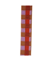 Pre-Owned Hermes 25 Sangle Shoulder Strap Maxi Quadrille Canvas