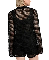 Guess Women's Bella Embellished Knit Shirt
