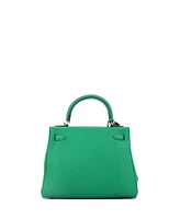 Pre-Owned HERMES Kelly 25 Handbag Swift with Palladium Hardware