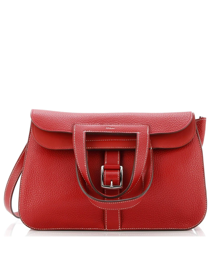Pre-Owned Hermes 31 Halzan Bag Clemence
