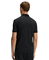 Boss by Hugo Men's Stretch Cotton Printed Paddy Polo Shirt