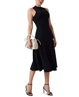 Guess Women's Cassandra Mock Neck Sleeveless Midi Dress