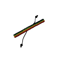 Conservation Pride & Purpose Hand Beaded Bracelet, Rainbow of Maasai Glass Beads