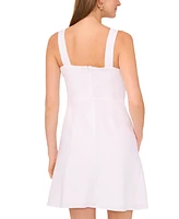Vince Camuto Women's Square-Neck Linen-Blend Dress