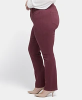Nydj Plus Marilyn Straight Pull On Jeans