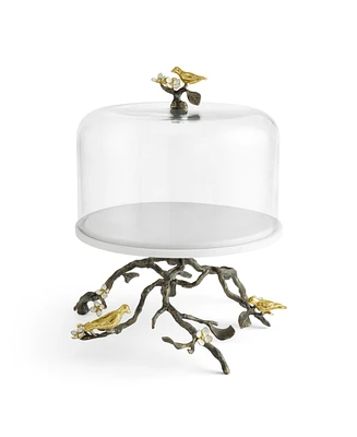 Michael Aram Lovebirds Cake Stand with Dome