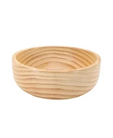 MegaChef 7 Inch Bamboo Wood Serving Bowl