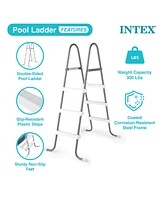 Intex 12'x30" Swimming Pool w/ Pump, Pool Ladder for 42” Wall, & 12 Cover