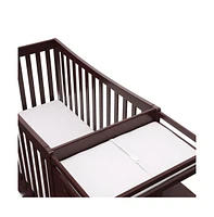 Graco Remi All-in-One Convertible Crib with Drawer and Changer (Espresso)