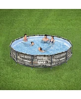Bestway 56817E 12' x 30" Steel Pro Max Round Above Ground Swimming Pool w/ Pump