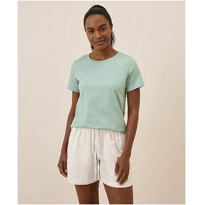 Pact Women's Organic Cotton Softspun Crew Neck Tee