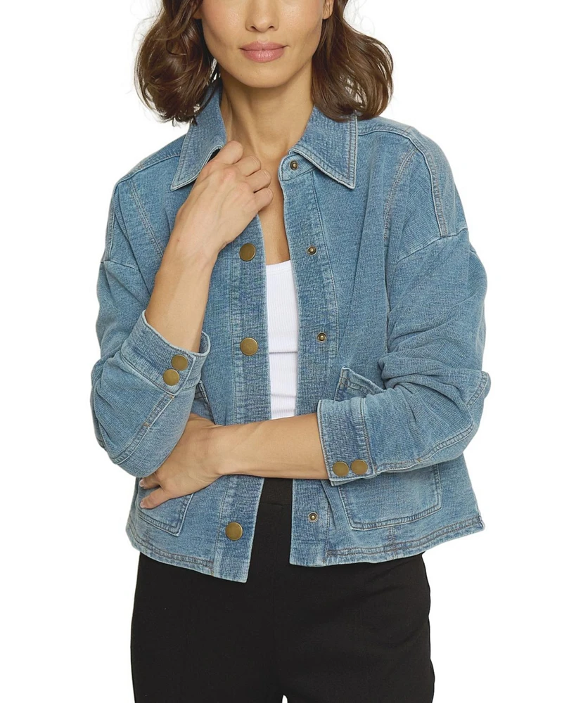 Central Park West Women's Cropped Barn Jacket