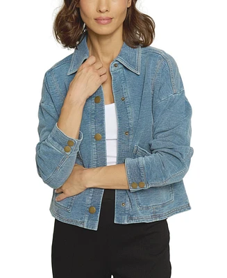 Central Park West Women's Cropped Barn Jacket