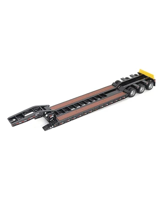1/50 Trail King TK120 Hydraulic Gooseneck Lowboy Trailer Black Reg Version 71136