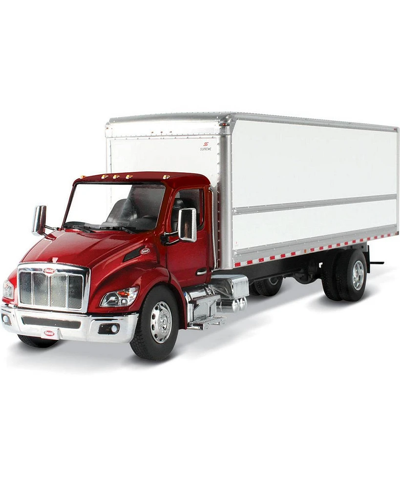 Diecast Masters 1/32 Red Peterbilt Model 536 with White Supreme Signature Van Truck Body