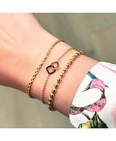 The Lovery Gold Interlocking Bracelet 14K Gold
