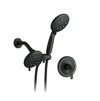 Rainsken Classic High Pressure Single Handle 6-Spray Patterns Rain shower Head with Handheld Shower