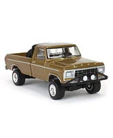 1/64 1979 F250 Ranger Lifted Rollbar Mounted Spare Gold All Terrain 16