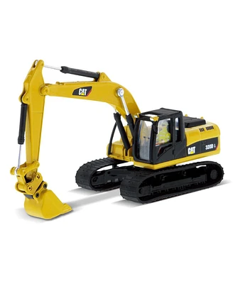 Diecast Masters 1/87 Caterpillar 320D L Hydraulic Excavator with 4 Work Tools