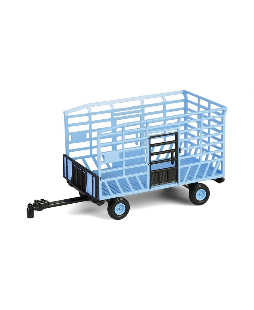 1/64 Bale Throw Wagon, Light Blue, Down on the Farm Series 10