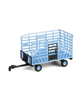 1/64 Bale Throw Wagon, Light Blue, Down on the Farm Series 10