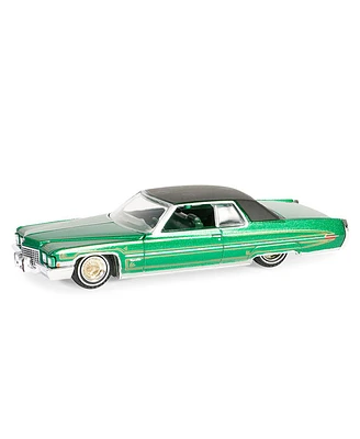 1/64 1971 Cadillac Coupe DeVille, Green California Lowriders Series