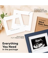 Solo Baby Sonogram Picture Frame, Modern Ultrasound Frames, Pregnancy Announcements Frame