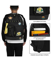 Pokemon Character Patches 19” Black Backpack