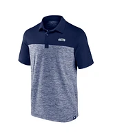 Fanatics Men's Heather Navy Seattle Seahawks Clutch Polo Shirt