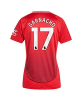 Adidas Women's Alejandro Garnacho Red Manchester United 2024/25 Home Replica Player Jersey