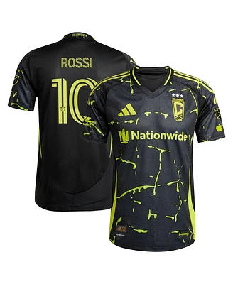 Adidas Men's Diego Rossi Black Columbus Crew 2025 The Goosebumps Kit Authentic Player Jersey