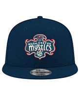 New Era Men's and Women's Navy Washington Mystics Logo 9FIFTY Snapback Hat