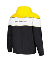 G-iii Sports by Carl Banks Men's Black Iowa Hawkeyes Center Line Half-Zip Raglan Hoodie Sweatshirt