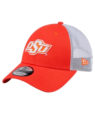 New Era Men's Orange Oklahoma State Cowboys Trucker 9FORTY Adjustable Hat