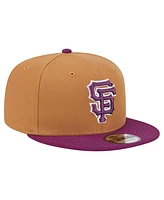 New Era Men's Brown/Purple San Francisco Giants Color Pack Two-Tone 9FIFTY Snapback Hat