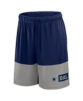 Fanatics Men's Navy/Silver Dallas Cowboys Big Tall Best of the Performance Shorts