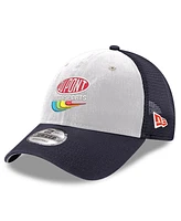 New Era Men's Navy Jeff Gordon DuPont Foam A-Frame 9FORTY Trucker Adjustable Hat