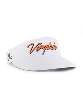 '47 Brand Men's White Virginia Cavaliers Melbourne Brrr Adjustable Visor Hat