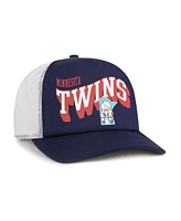 '47 Brand Men's Navy Minnesota Twins Meander Foam Trucker Snapback Hat