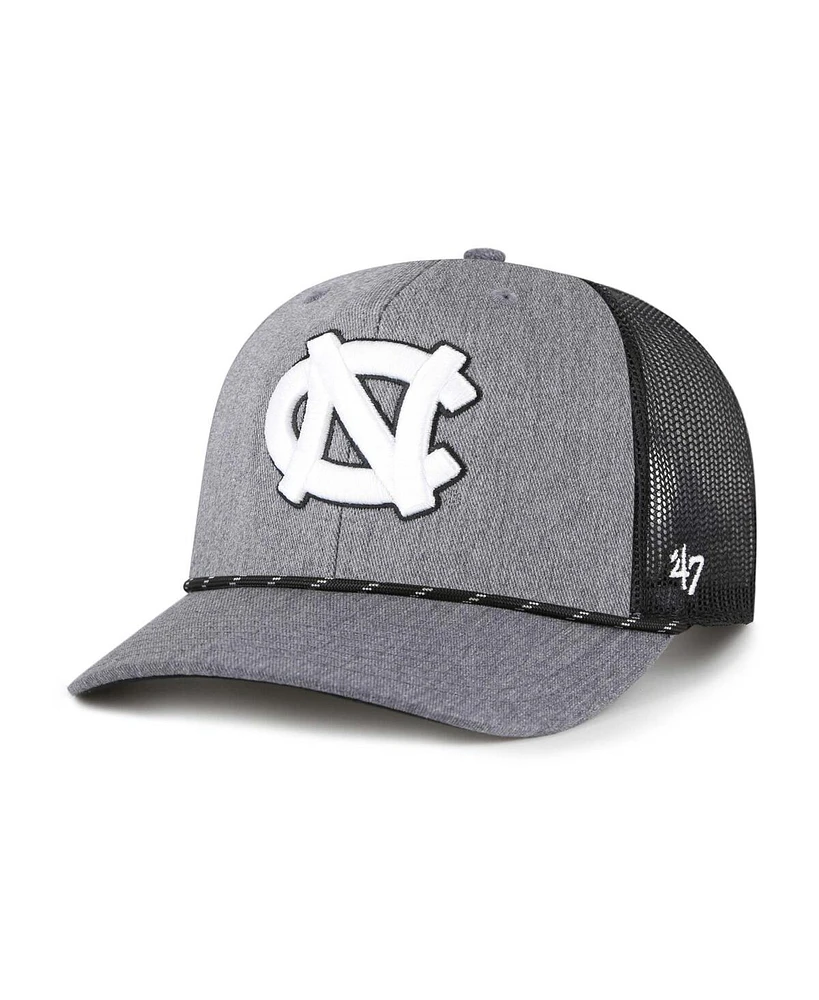 '47 Brand Men's Gray North Carolina Tar Heels Carbon Rope Adjustable Hat
