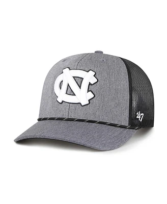 '47 Brand Men's Gray North Carolina Tar Heels Carbon Rope Adjustable Hat
