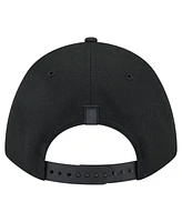 New Era Men's Black Miami Heat Game Day Flag A-Frame 9FORTY Adjustable Hat