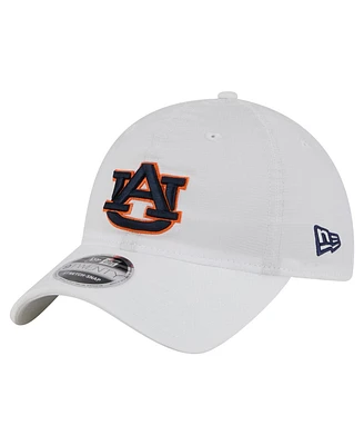 New Era Men's White Auburn Tigers Active Ripstop 9TWENTY Adjustable Hat