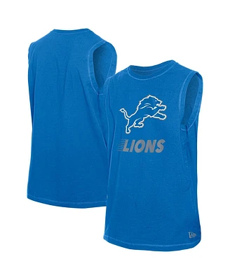 New Era Men's Blue Detroit Lions Leisure Collection Tank Top