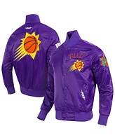 Pro Standard Men's Purple Phoenix Suns 2024/25 City Edition Chenille Satin Full-Snap Jacket