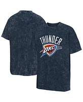 Outerstuff Big Boys and Girls Navy Oklahoma City Thunder Rugged Defense T-Shirt