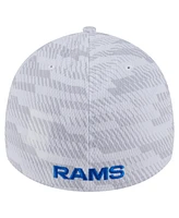 New Era Men's White Los Angeles Rams Gameday Graded 39THIRTY Flex Hat